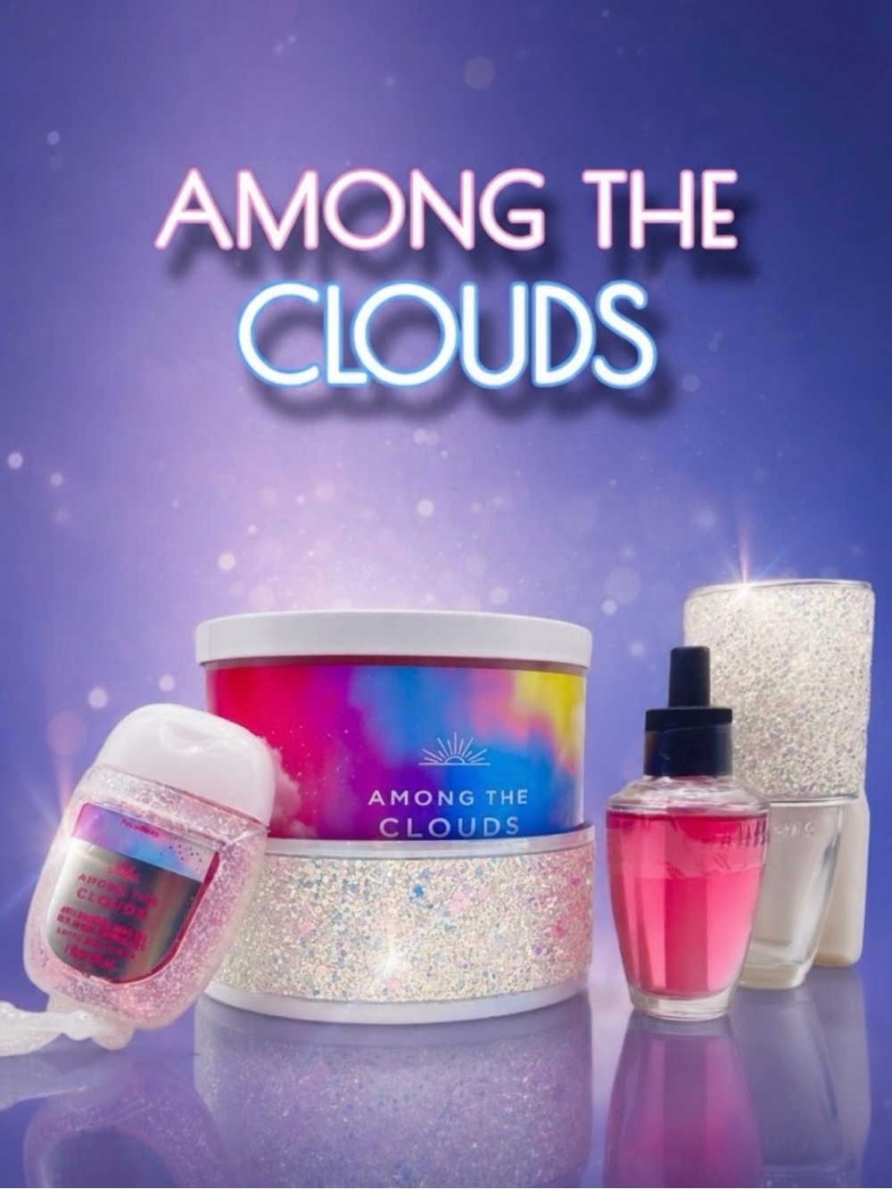 BBW Among the Clouds 6 Pc Rare Iridescent Shimmer Collector Set